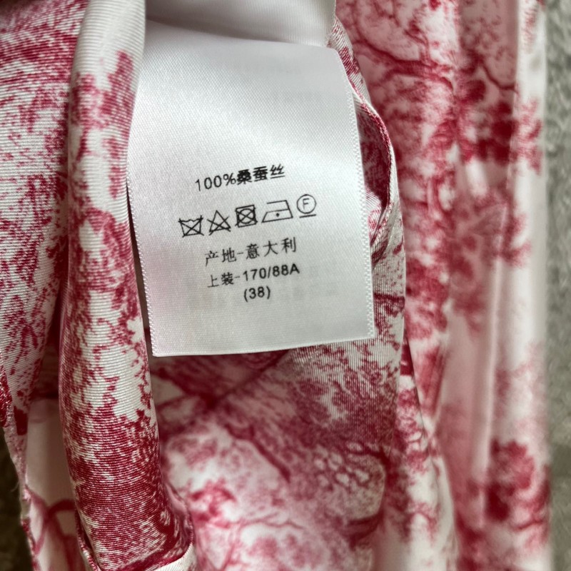 Dior Silk Camisole Pajamas