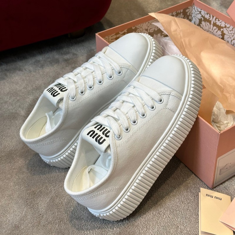 MiuMiu Canvas Shoe