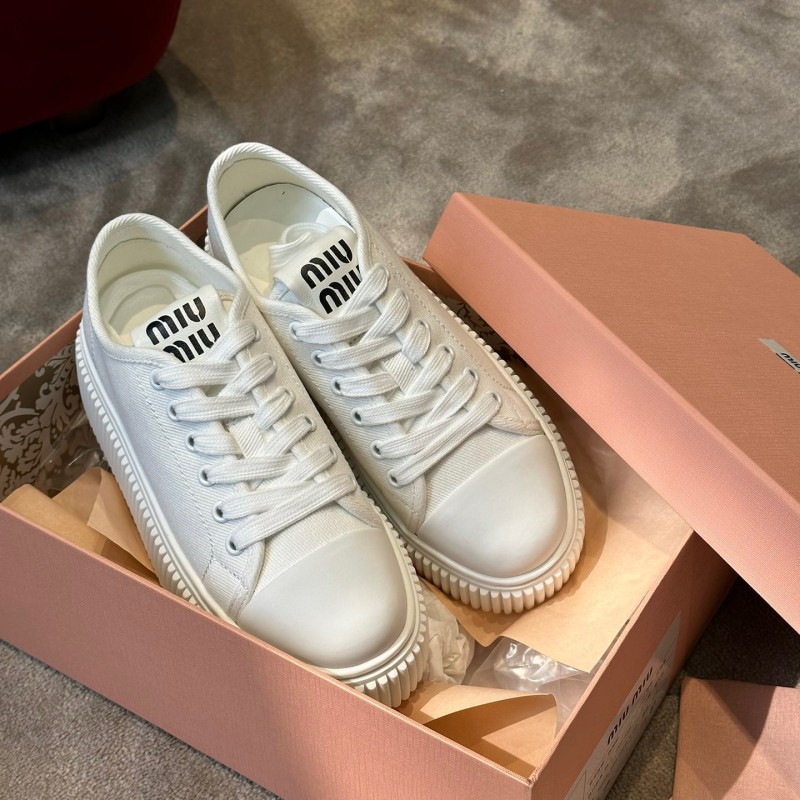 MiuMiu Canvas Shoe