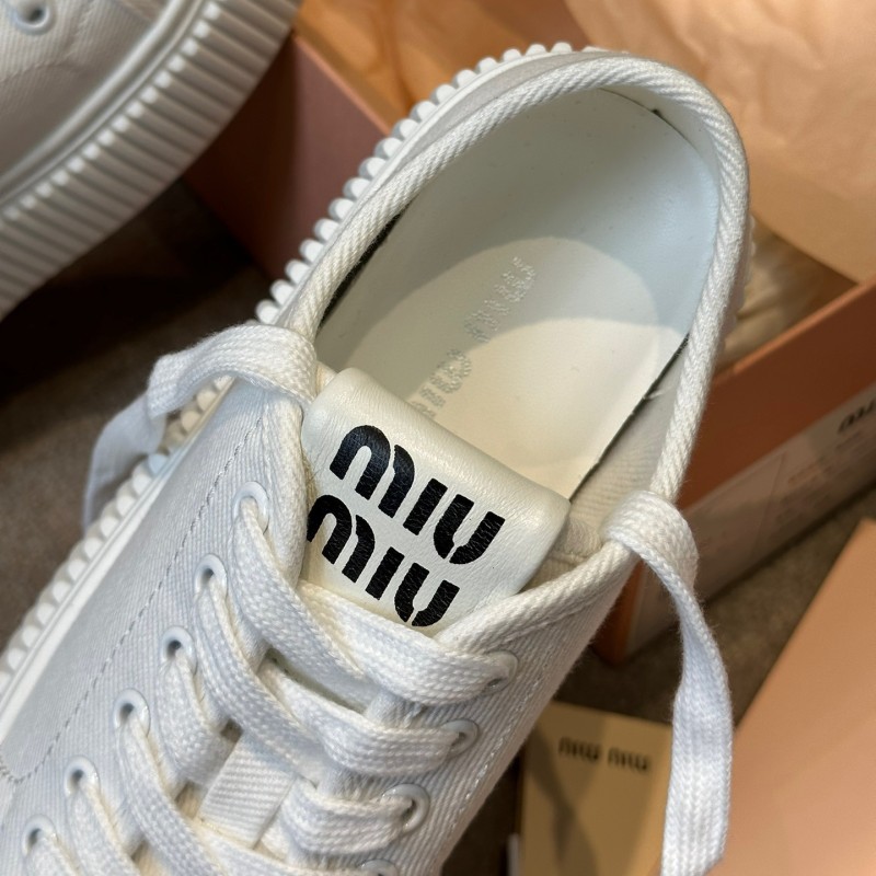 MiuMiu Canvas Shoe