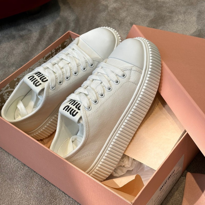 MiuMiu Canvas Shoe