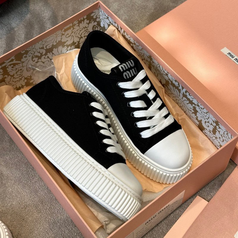 MiuMiu Canvas Shoe