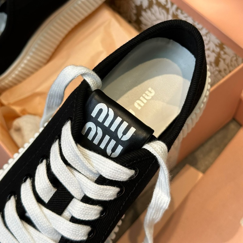 MiuMiu Canvas Shoe