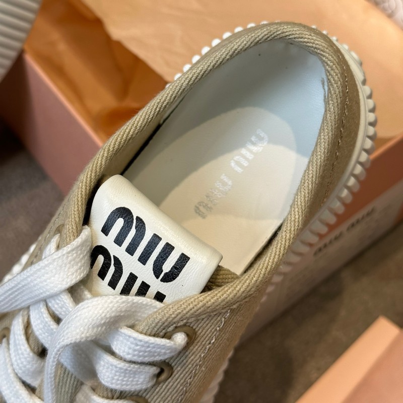 MiuMiu Canvas Shoe