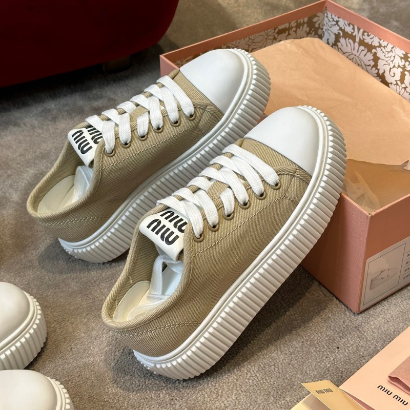 MiuMiu Canvas Shoe