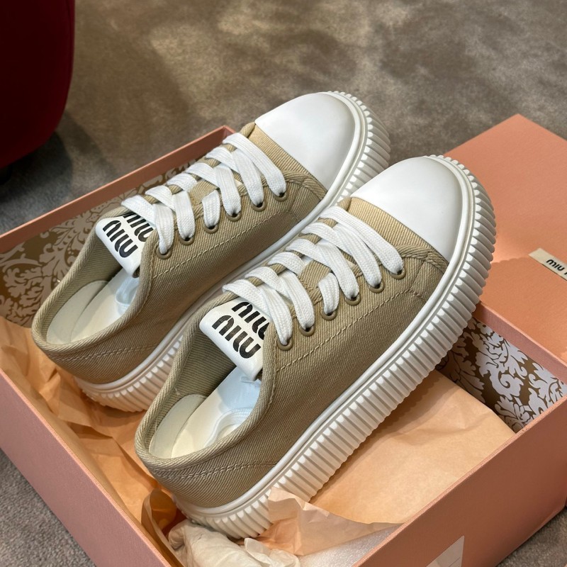 MiuMiu Canvas Shoe