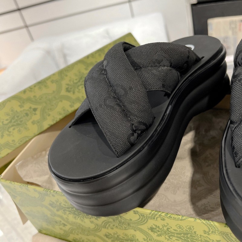 Gucci Platform Slippers