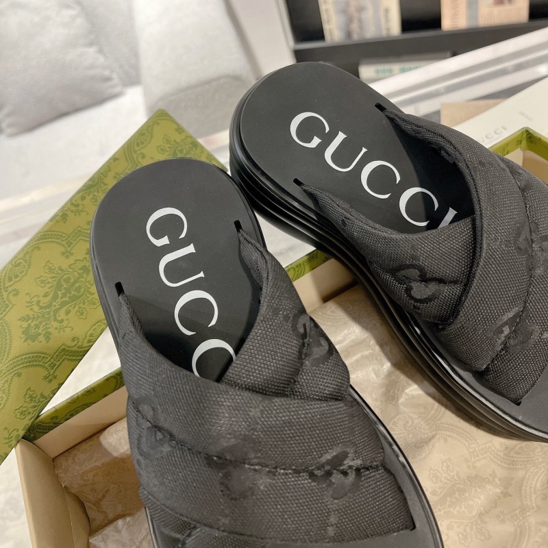 Gucci Platform Slippers