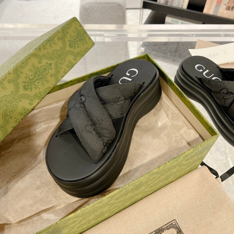 Gucci Platform Slippers