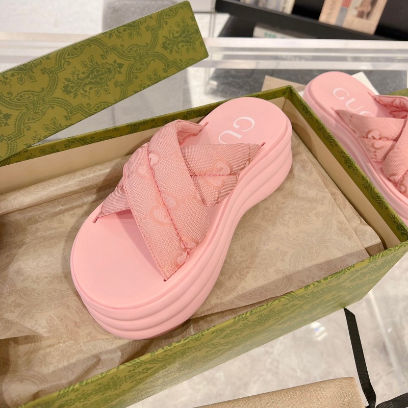 Gucci Platform Slippers