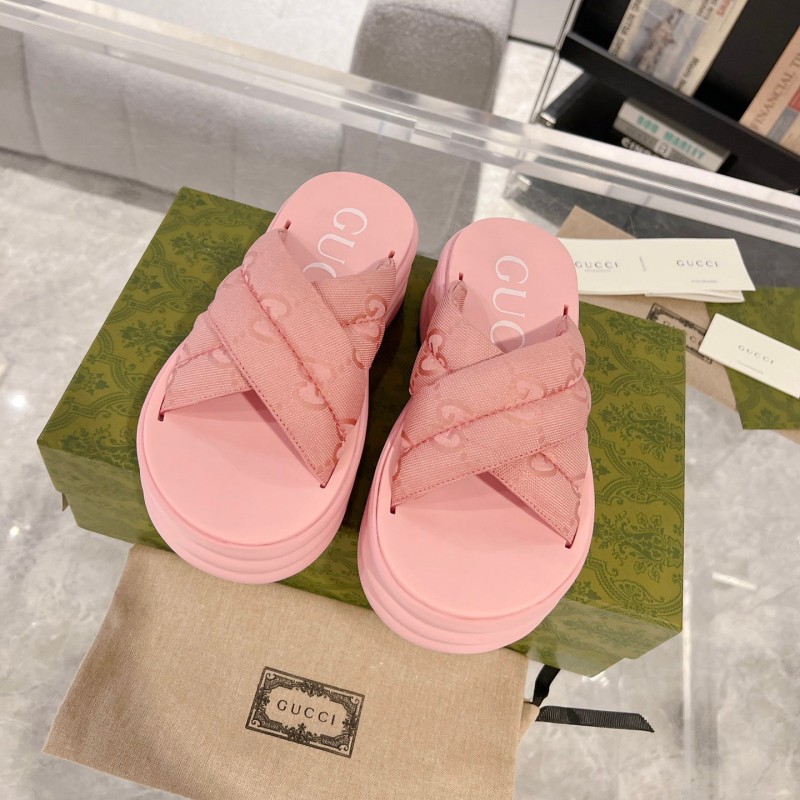 Gucci Platform Slippers