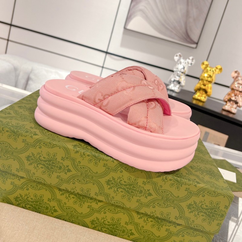 Gucci Platform Slippers