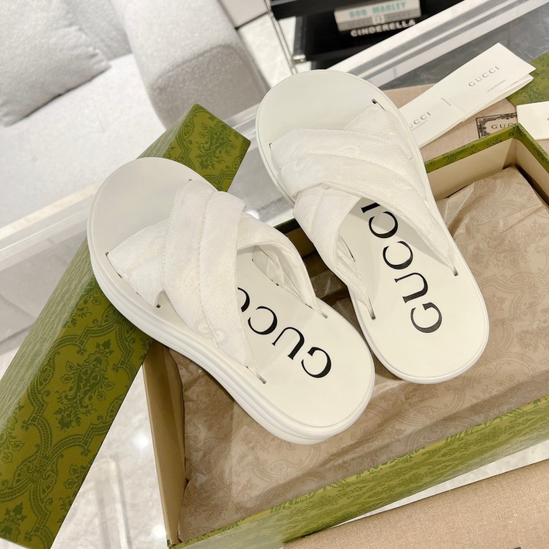 Gucci Platform Slippers