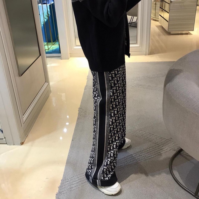 Dior Reversible Cashmere Long Pants