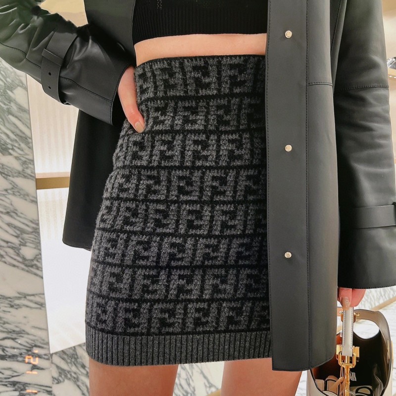 Fendi Cashmere Short Skirts