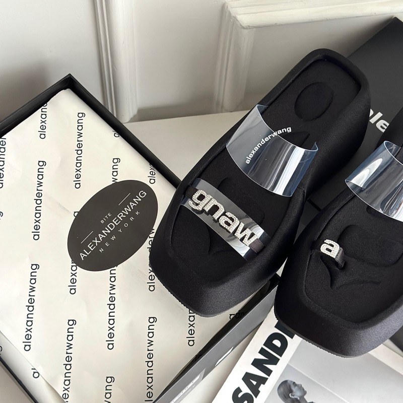 Alexander Wang Platform Slippers