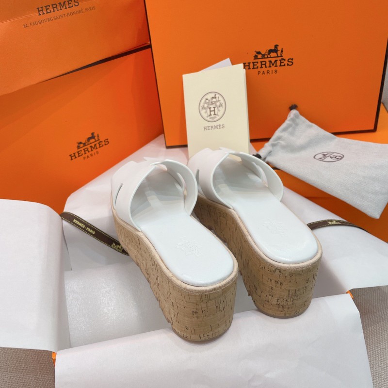 Hermes Platform Slippers 