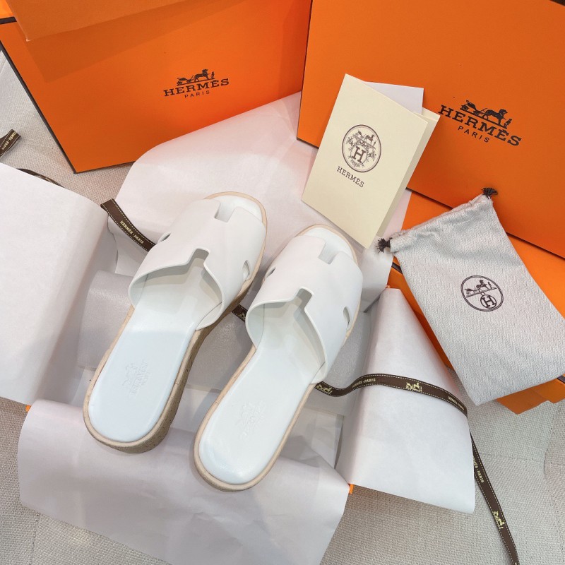 Hermes Platform Slippers 