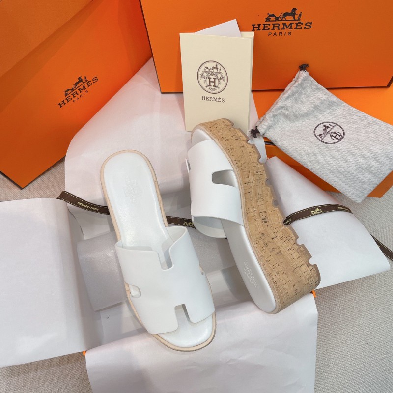 Hermes Platform Slippers 