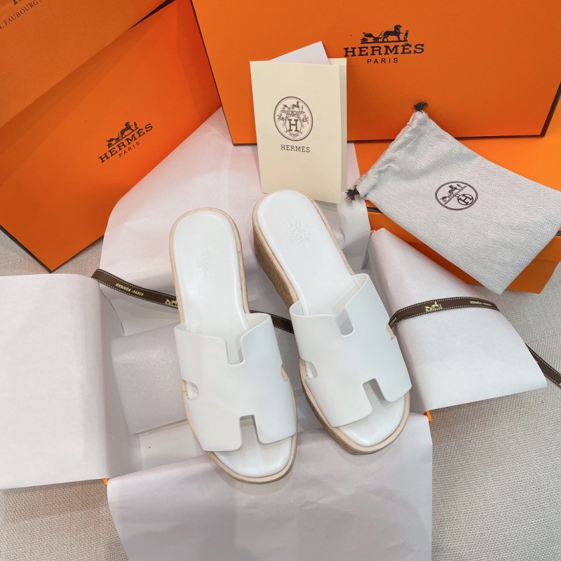 Hermes Platform Slippers 