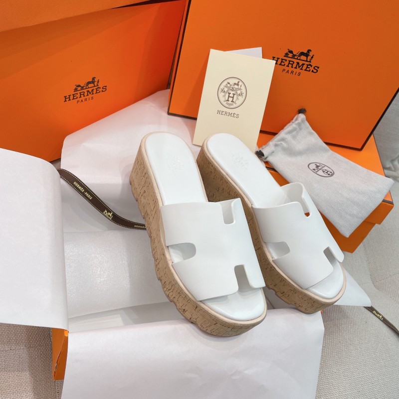 Hermes Platform Slippers 