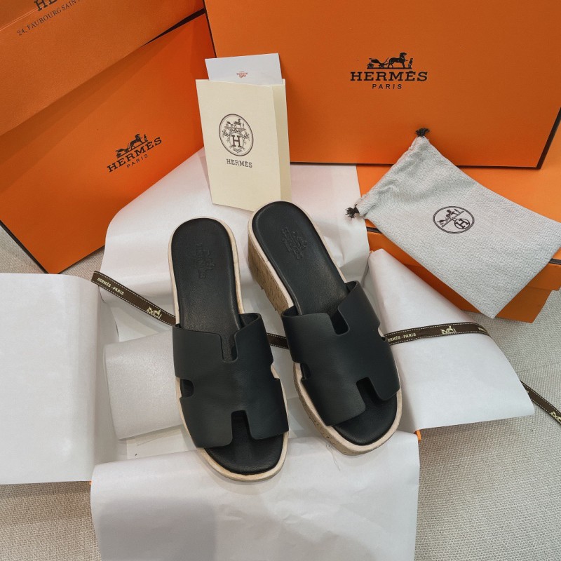 Hermes Platform Slippers 