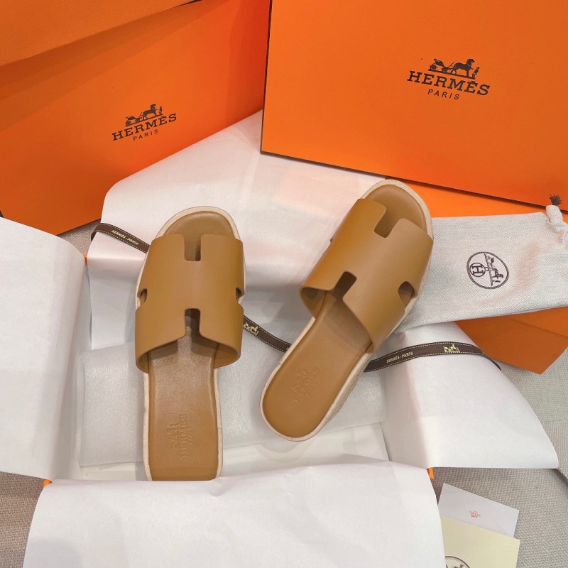 Hermes Platform Slippers 