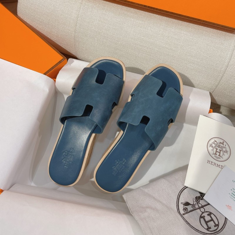 Hermes Platform Slippers 