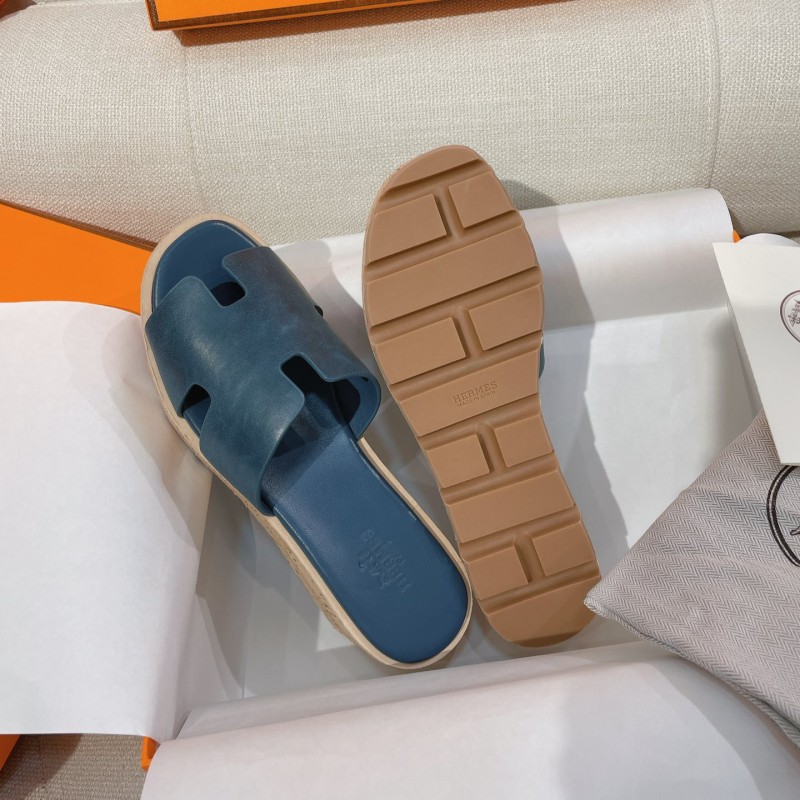 Hermes Platform Slippers 