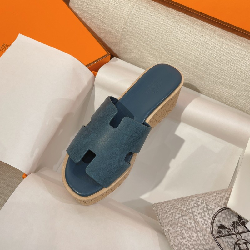 Hermes Platform Slippers 