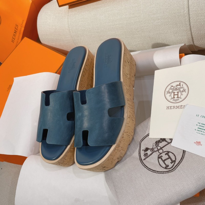 Hermes Platform Slippers 