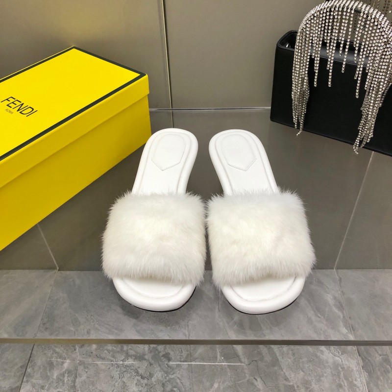 Fendi Mink Fur Shoes