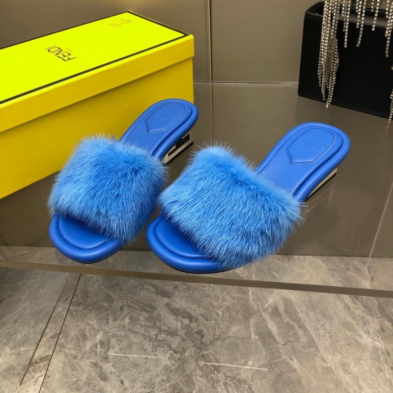 Fendi Mink Fur Shoes