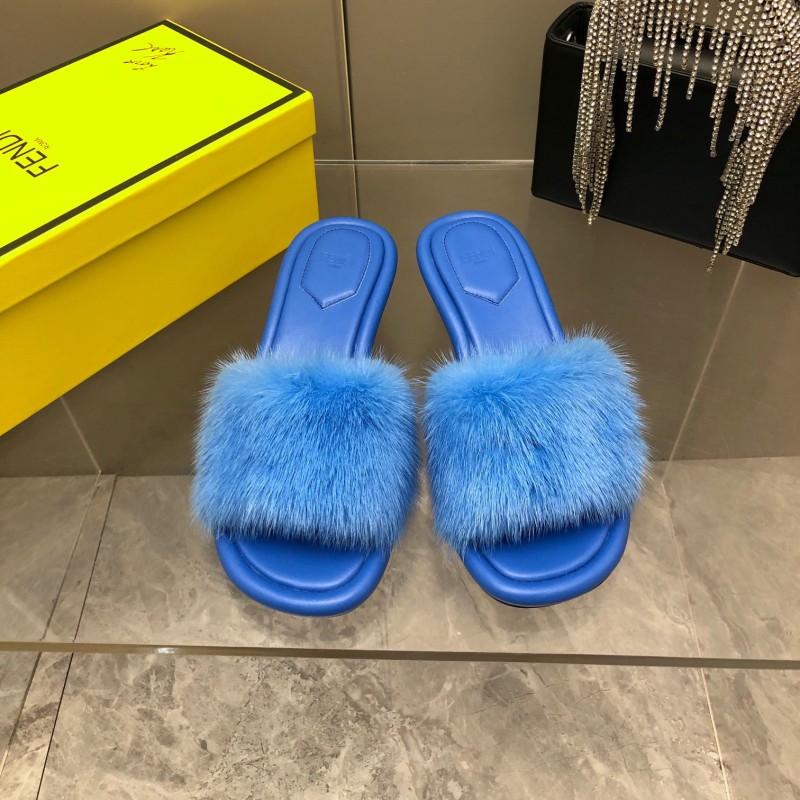 Fendi Mink Fur Shoes