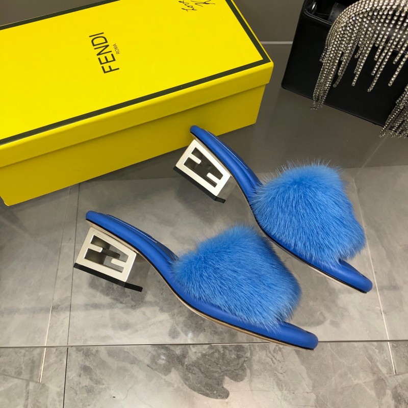 Fendi Mink Fur Shoes