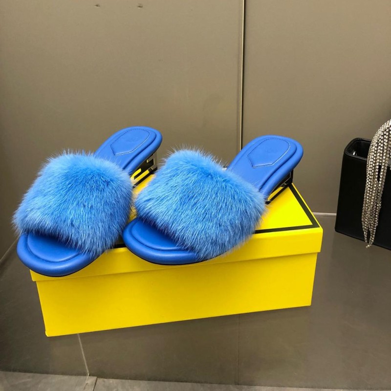 Fendi Mink Fur Shoes