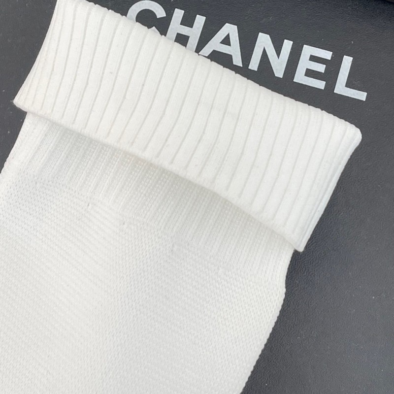 Chanel Sock Boots