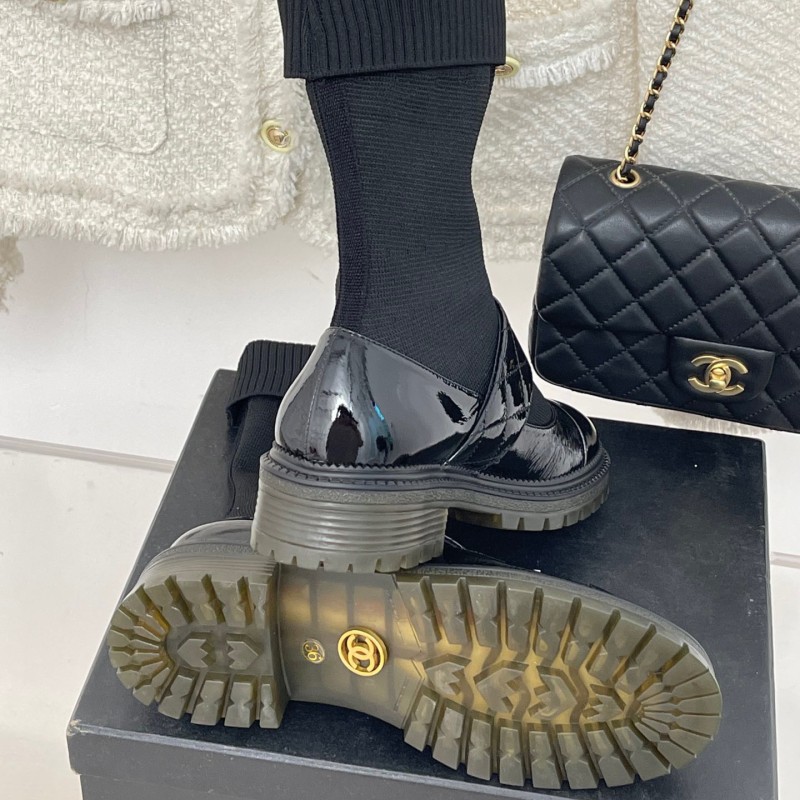 Chanel Sock Boots