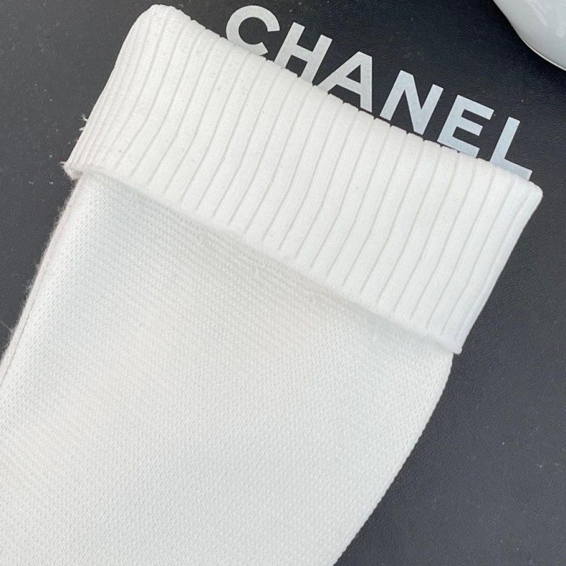 Chanel Sock Boots