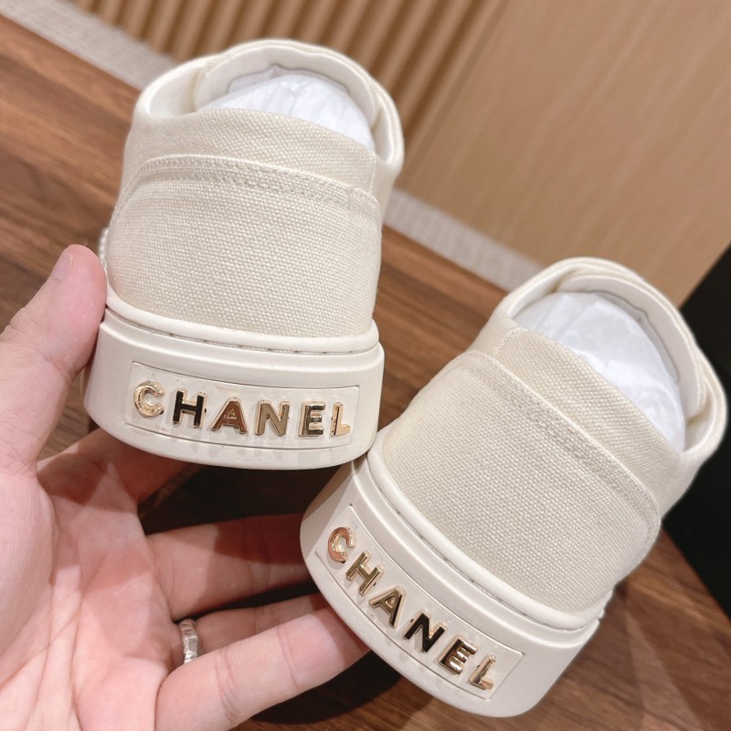 Chanel Canvas Shoes