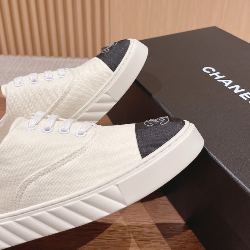 Chanel Canvas Shoes