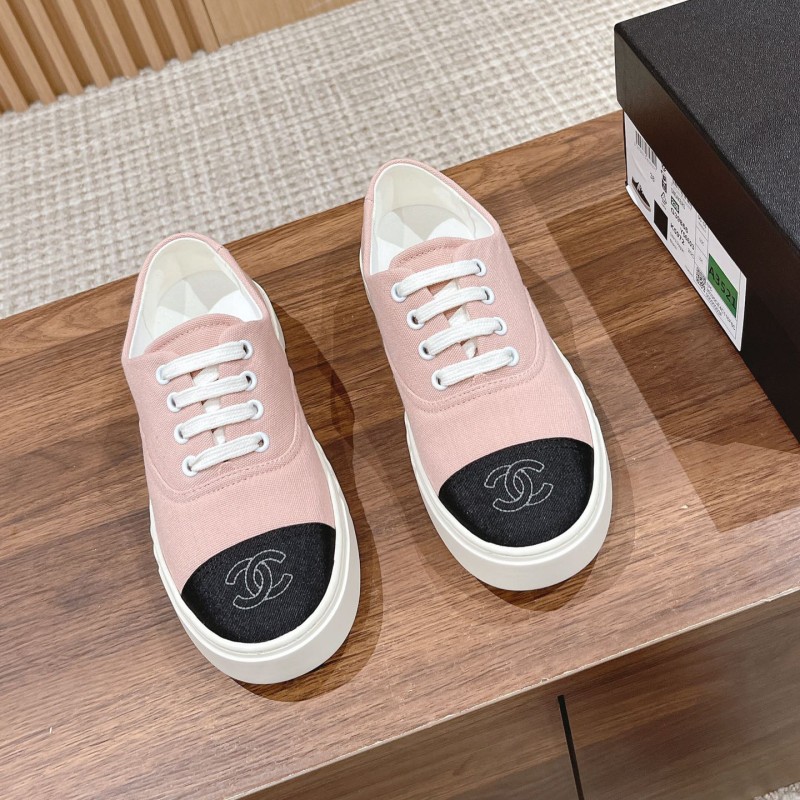 Chanel Canvas Shoes