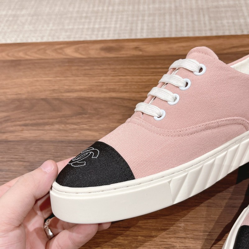 Chanel Canvas Shoes