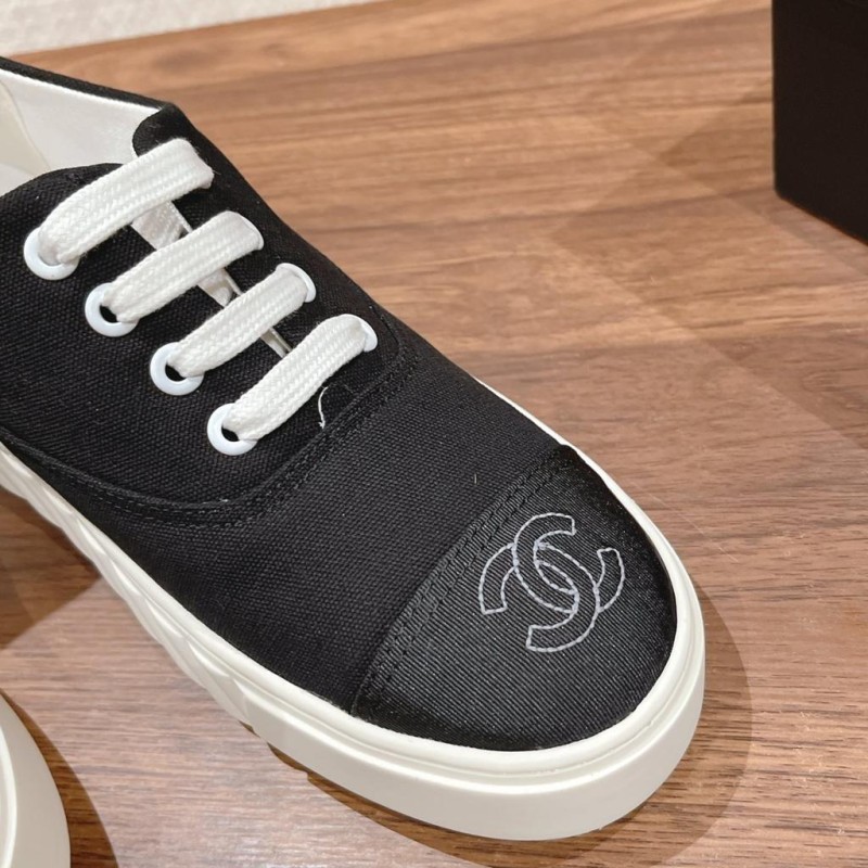 Chanel Canvas Shoes