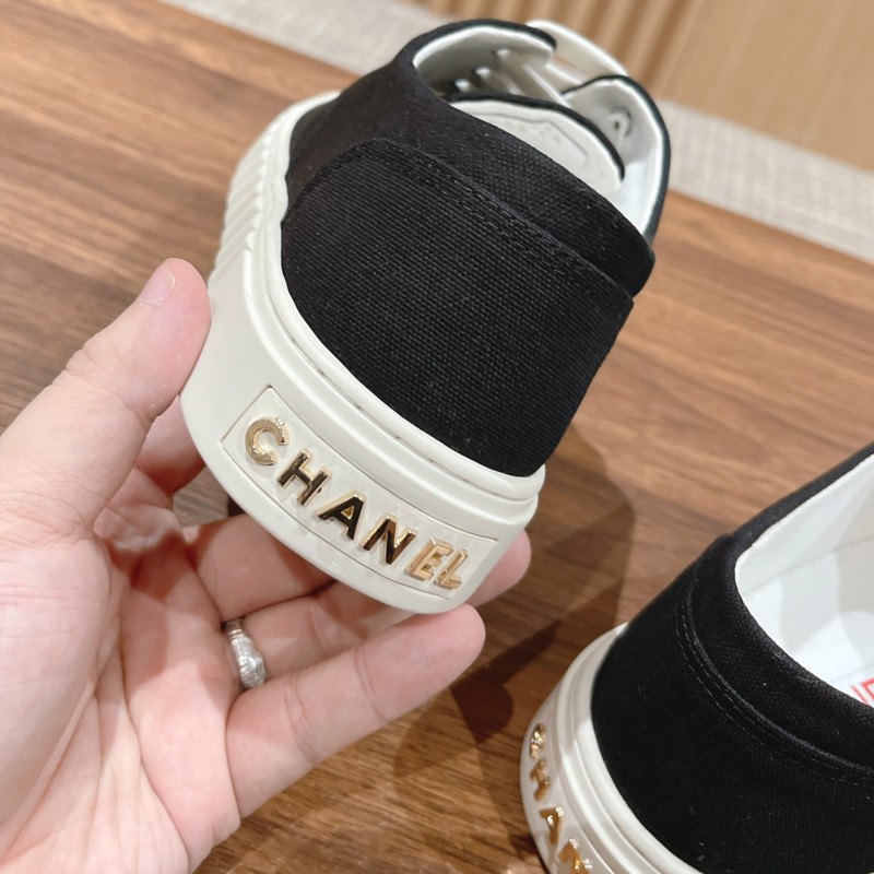 Chanel Canvas Shoes