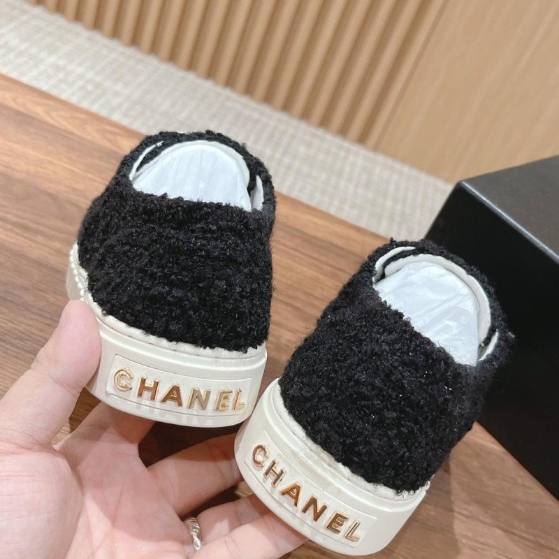 Chanel Canvas Shoes