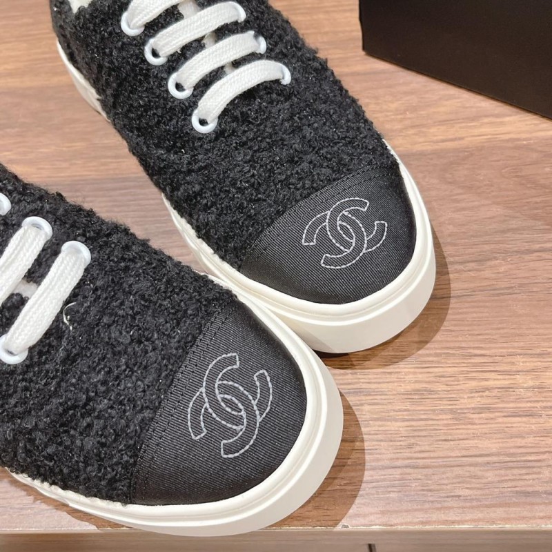 Chanel Canvas Shoes