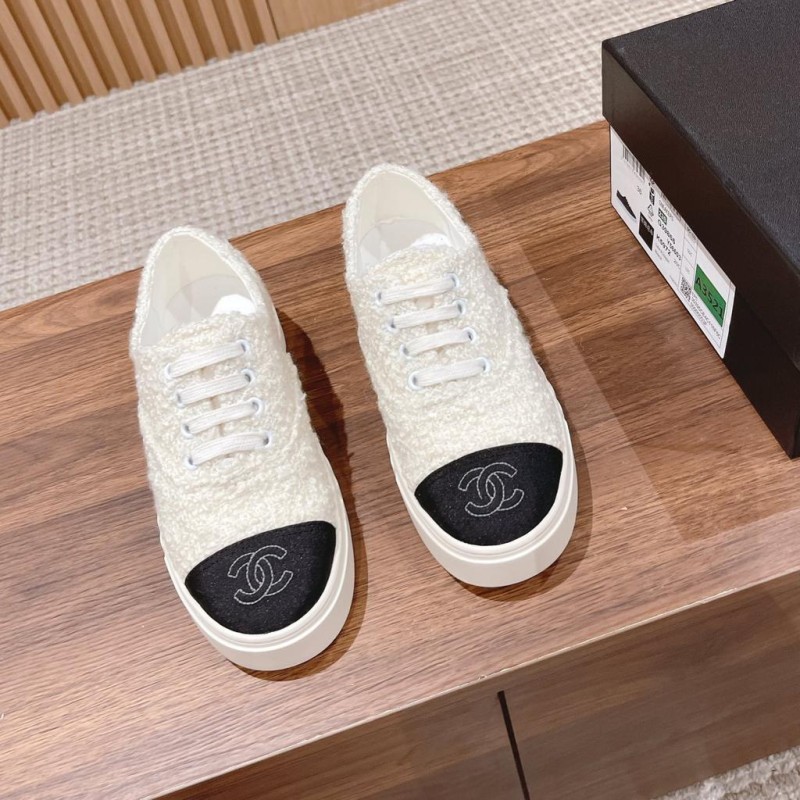 Chanel Canvas Shoes