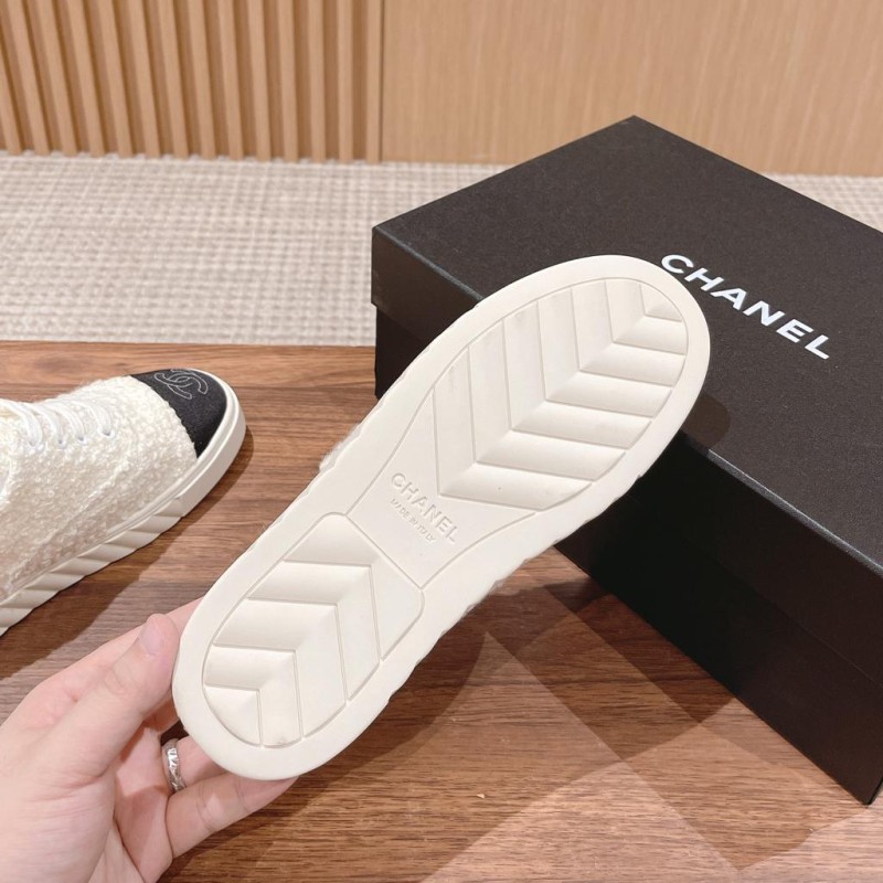 Chanel Canvas Shoes