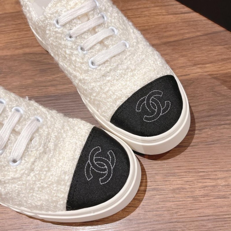 Chanel Canvas Shoes